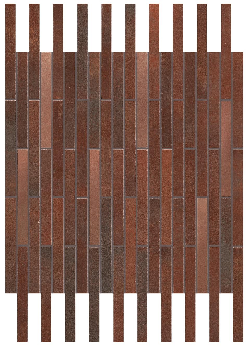 A0UV Настенная Blaze Corten Mosaico Twin 29.4х36.1