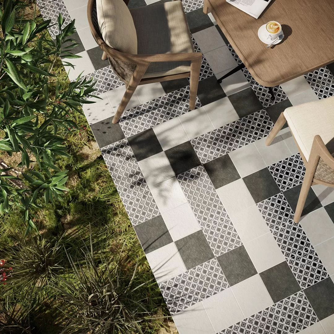 VT/A294/SG1544N Декор Фреджио 1 черно-белый - фото 8