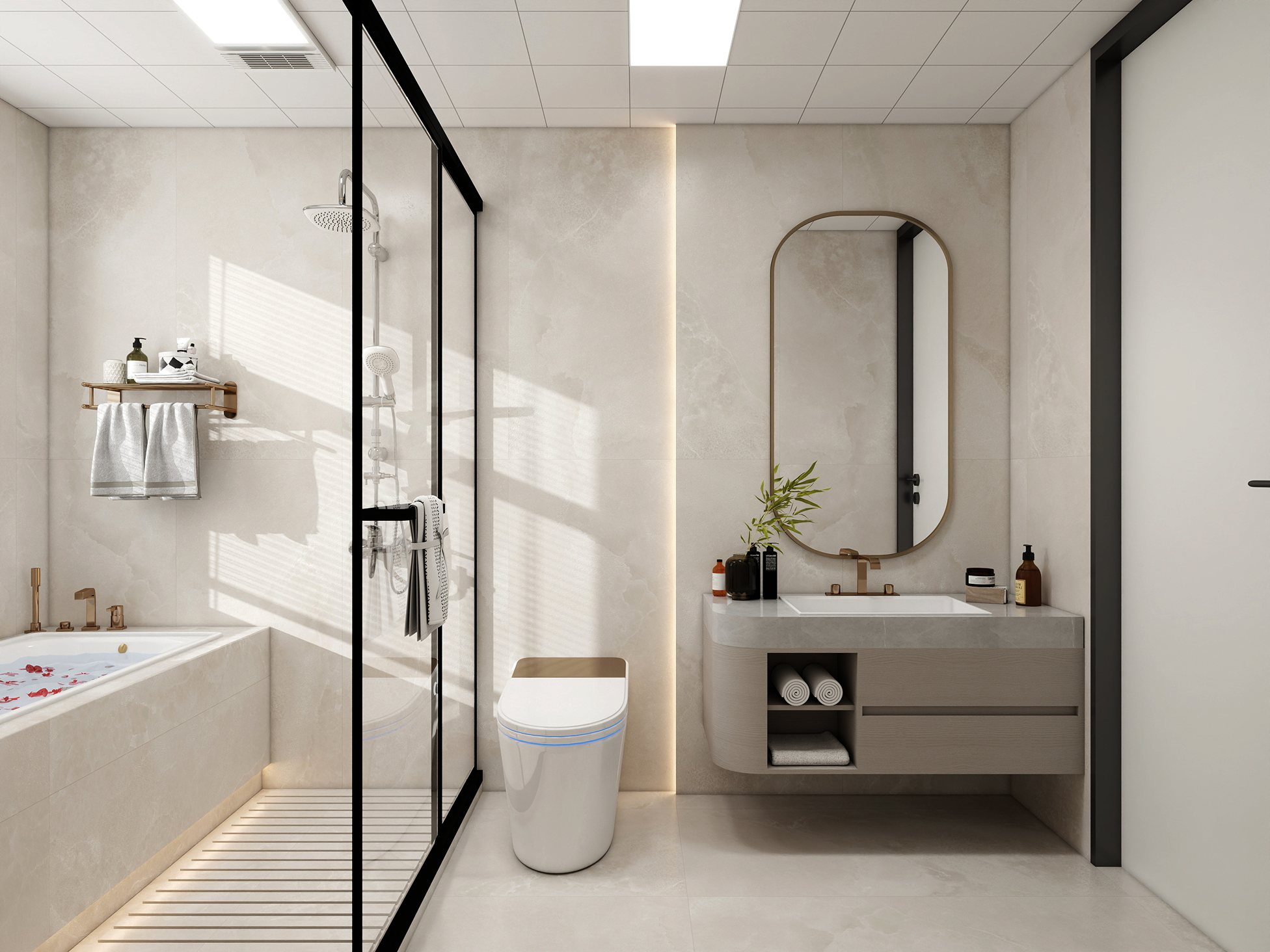 NTT9351SG На пол Riverstone Sandstone White Satin Glazed 60x120 - фото 9