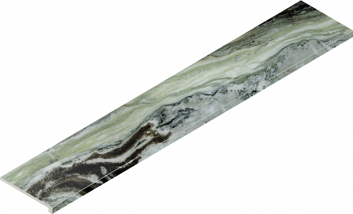 620070002793 Ступень Avantgarde Exclusive Green Scalino Angolare Dx 33x160