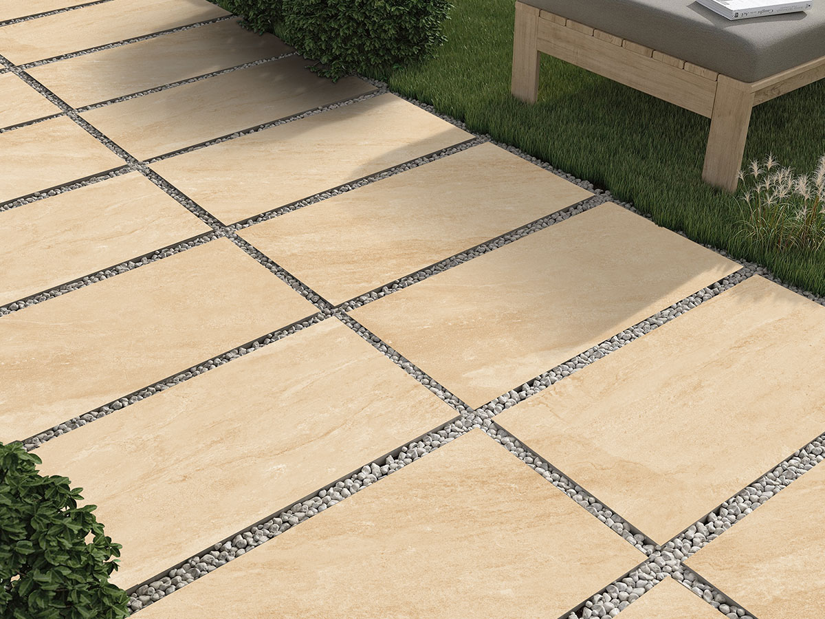 На пол Outdoor Rasa Beige R11 20mm 60х60 - фото 3