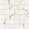 610110001183 На пол Forte dei Marmi Quark Sahara Blanc Mosaic Lapp Rett 30x30