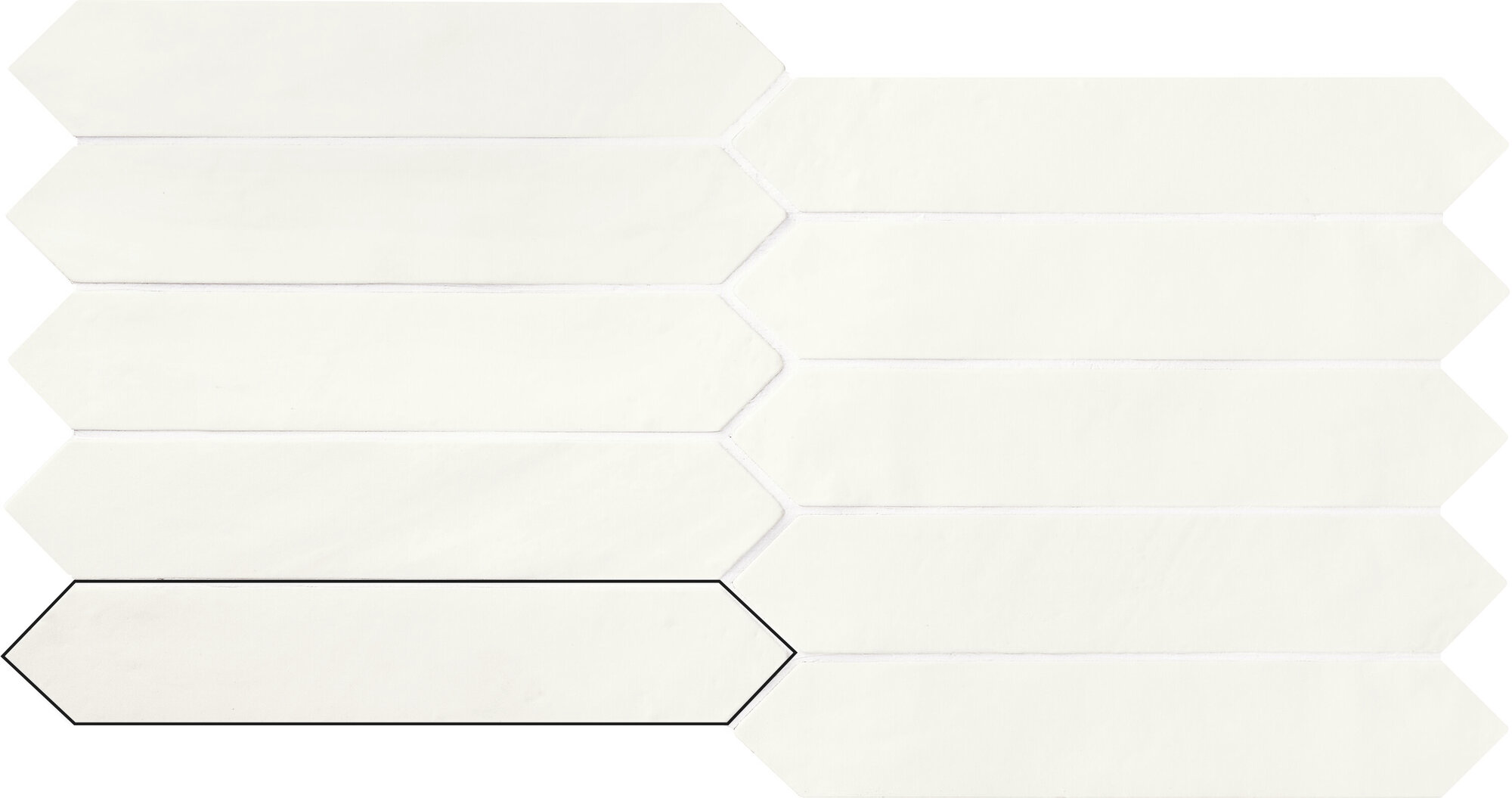 A035590 На стену Switch Off White Matt 4.3x24.3 - фото 2