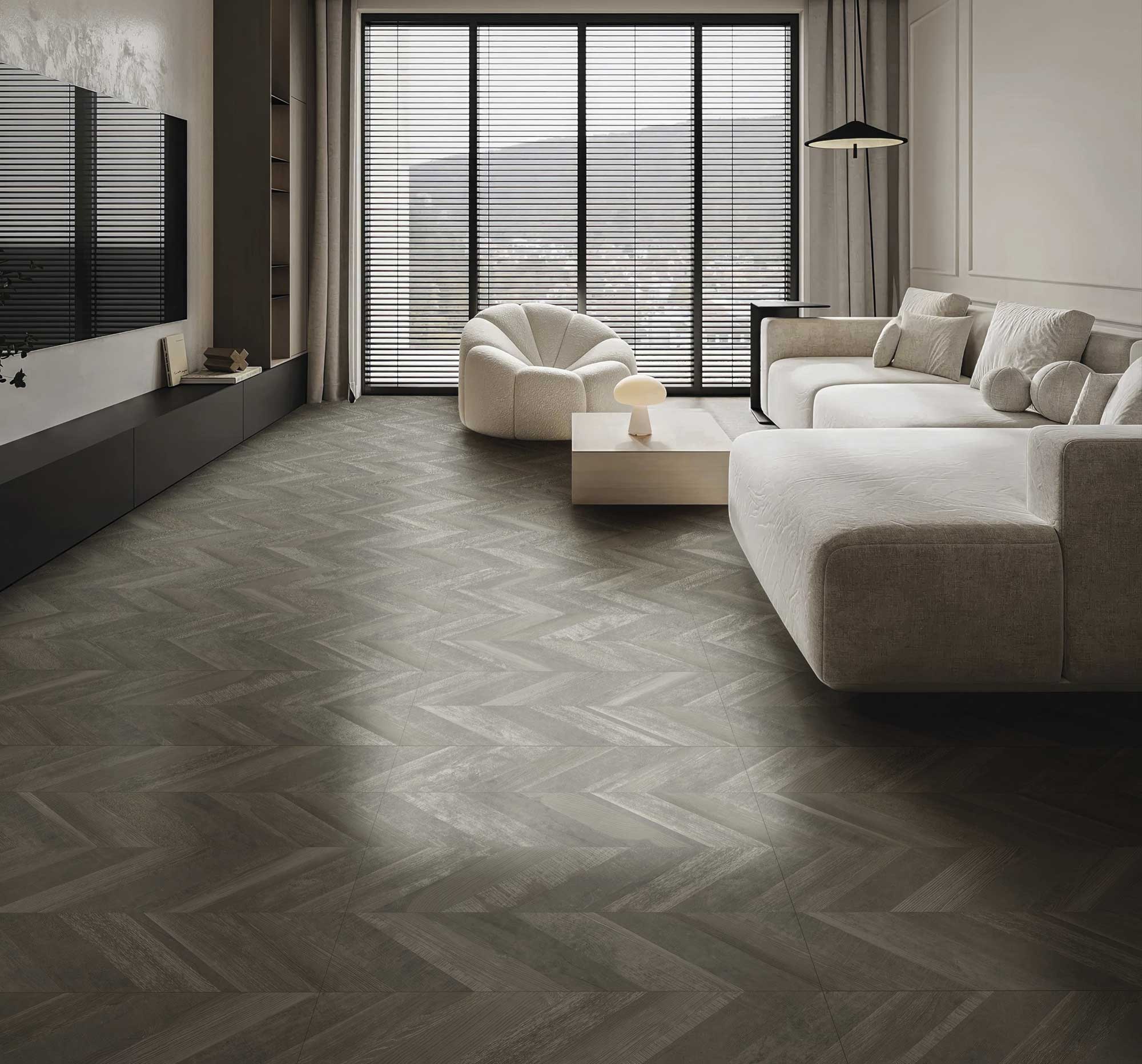 На пол Chevron Oak Natural 49.75x99.55 - фото 6