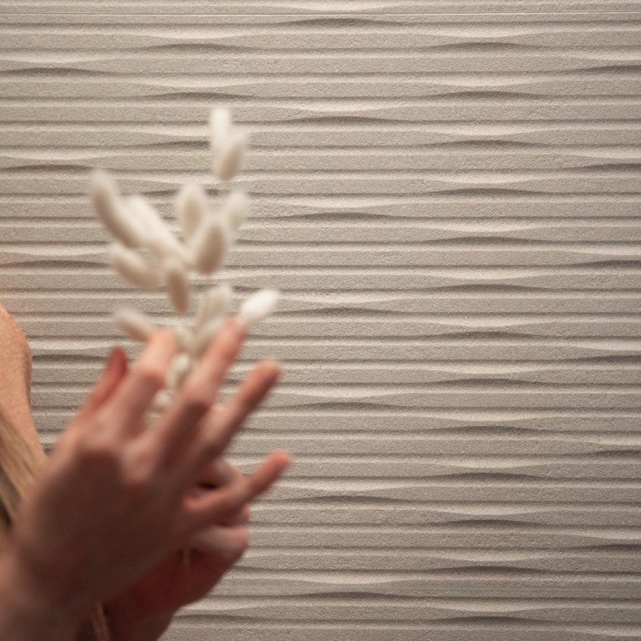 A575 Настенная 3D Wall Carve Whittle White 40x80 - фото 2