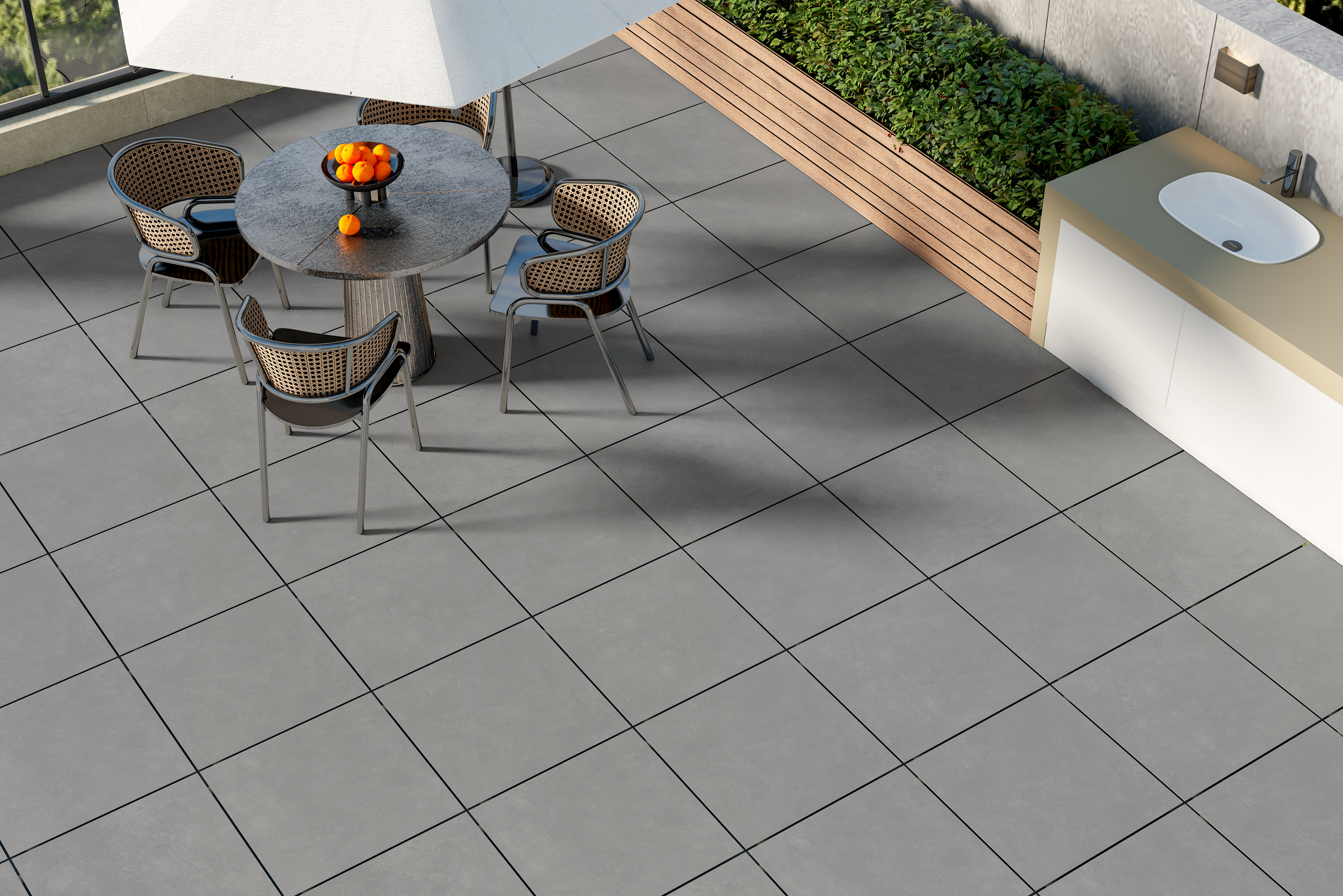 ENLFT8040SR116060 На пол Outdoor Balance Ivory Structured R11 60x60x2 - фото 45