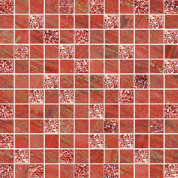 MLMQRO Декор Folli Follie Mosaico Lux Quadretti Rosso