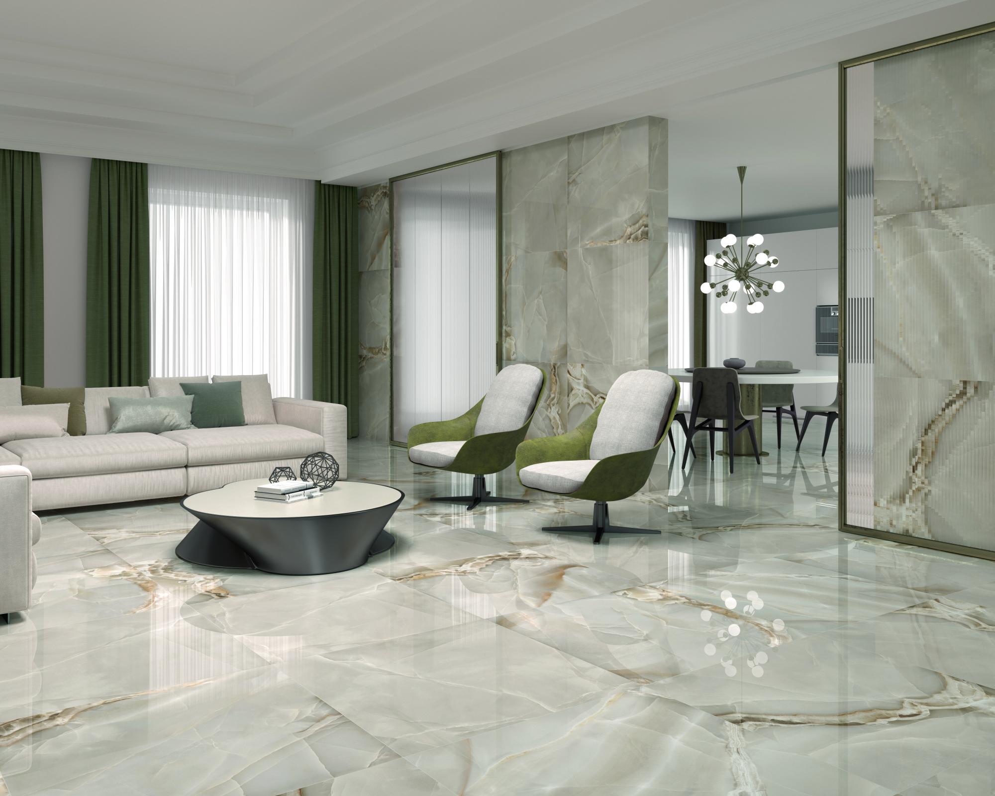 188311 На пол Selene Light Satin 90x90 - фото 19