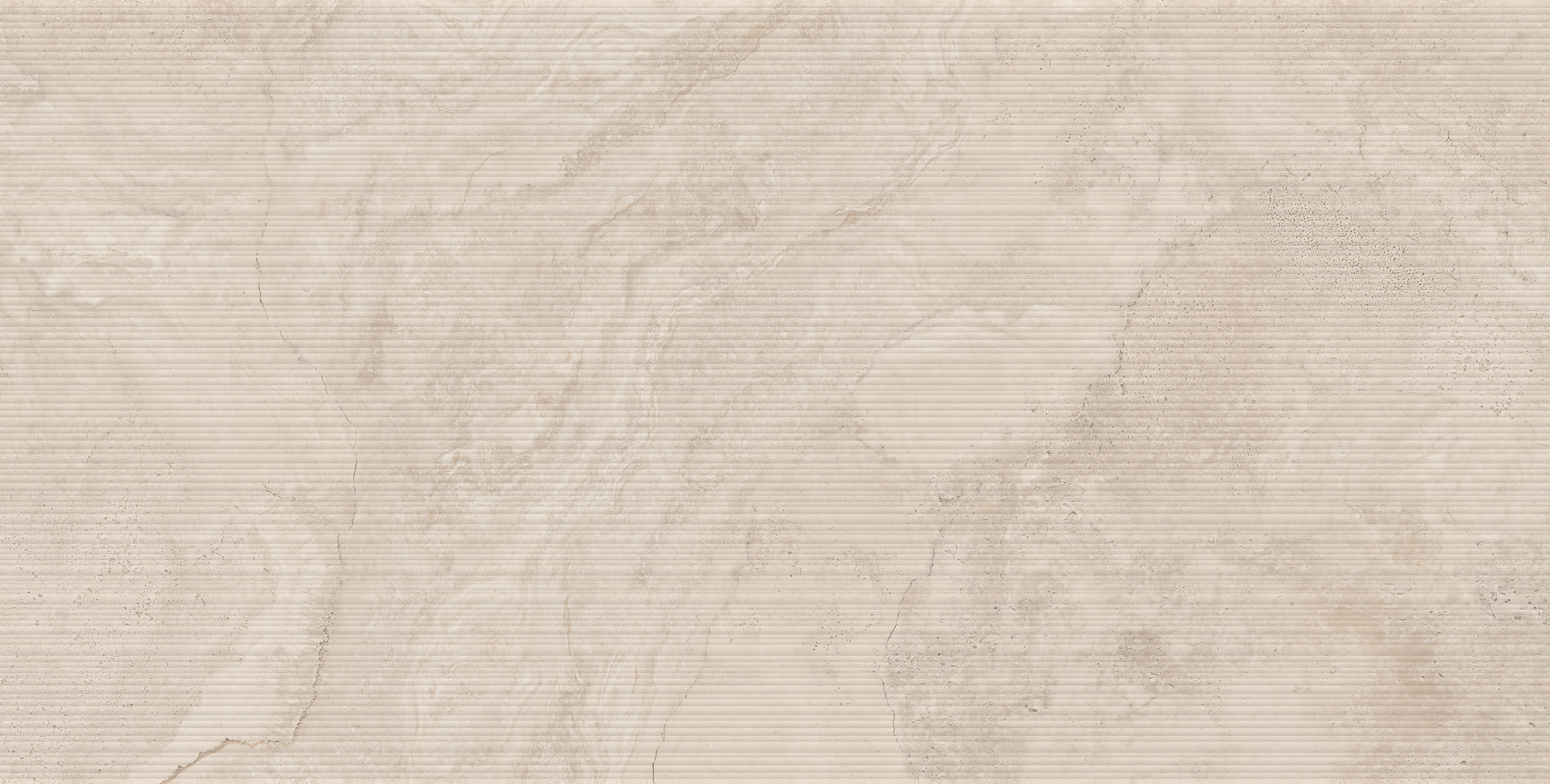 На стену Roman Travertine Almond Ribbed Rustic 60x120 - фото 5