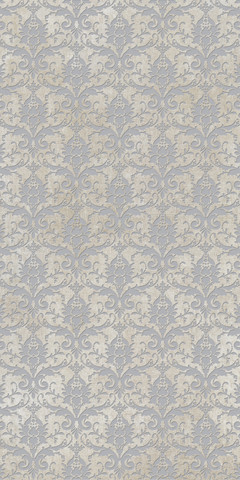 752618 Декор Tesori Decoro Broccato Bianco Argento 6mm 120x240