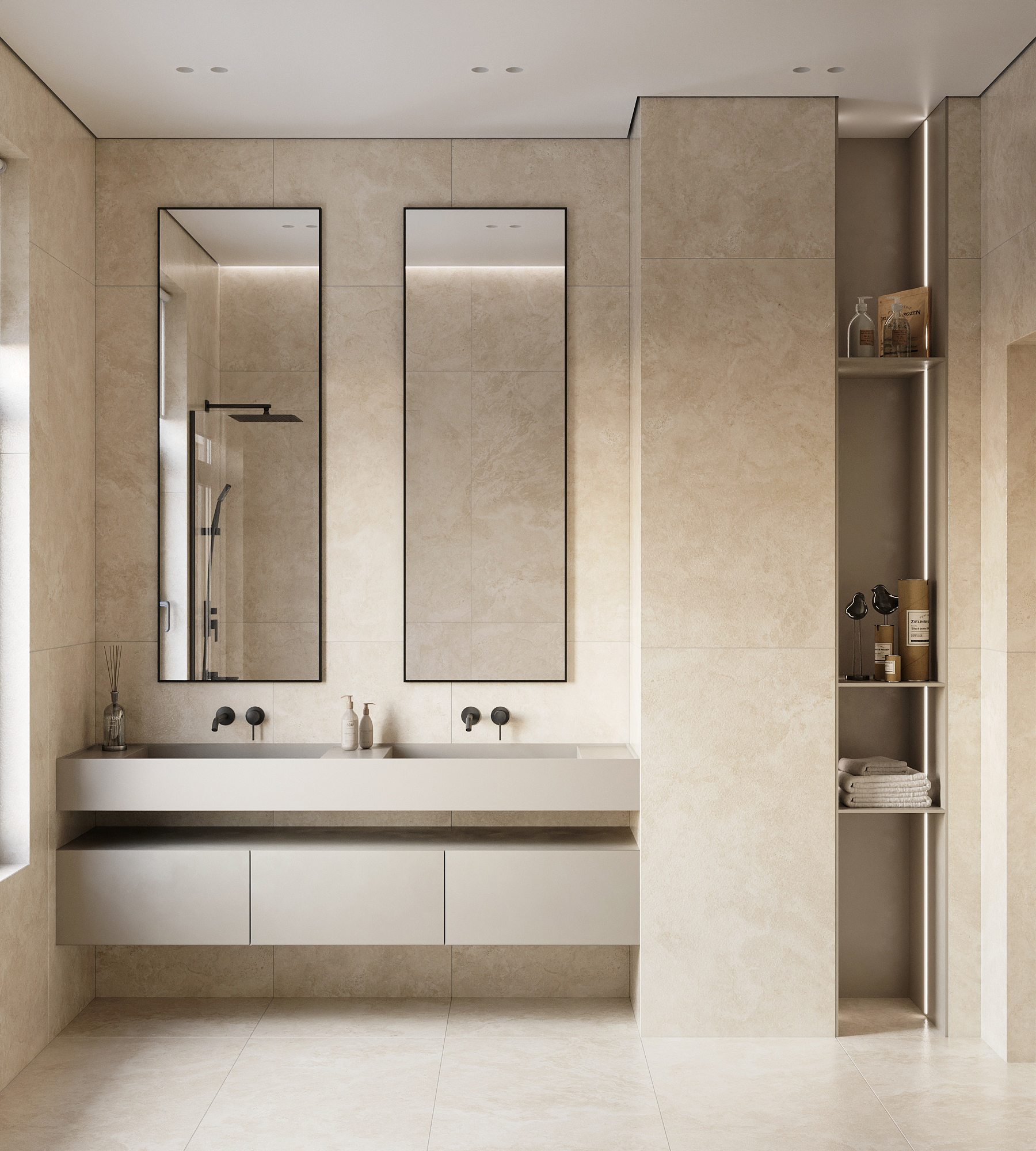 RT7003-B На пол Arawak Beige Matt Rustic Punch 60x120 - фото 15