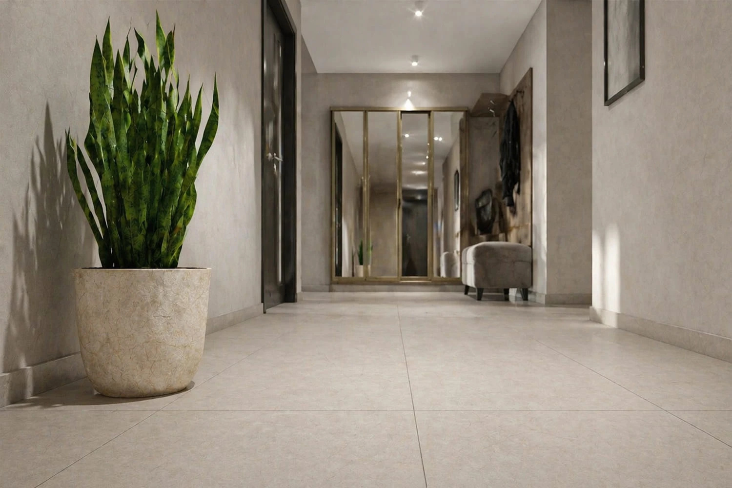 GRS02-26MD На пол Петра / Petra Березовая роща / Birch Grove карвинг 600х600х10 - фото 36