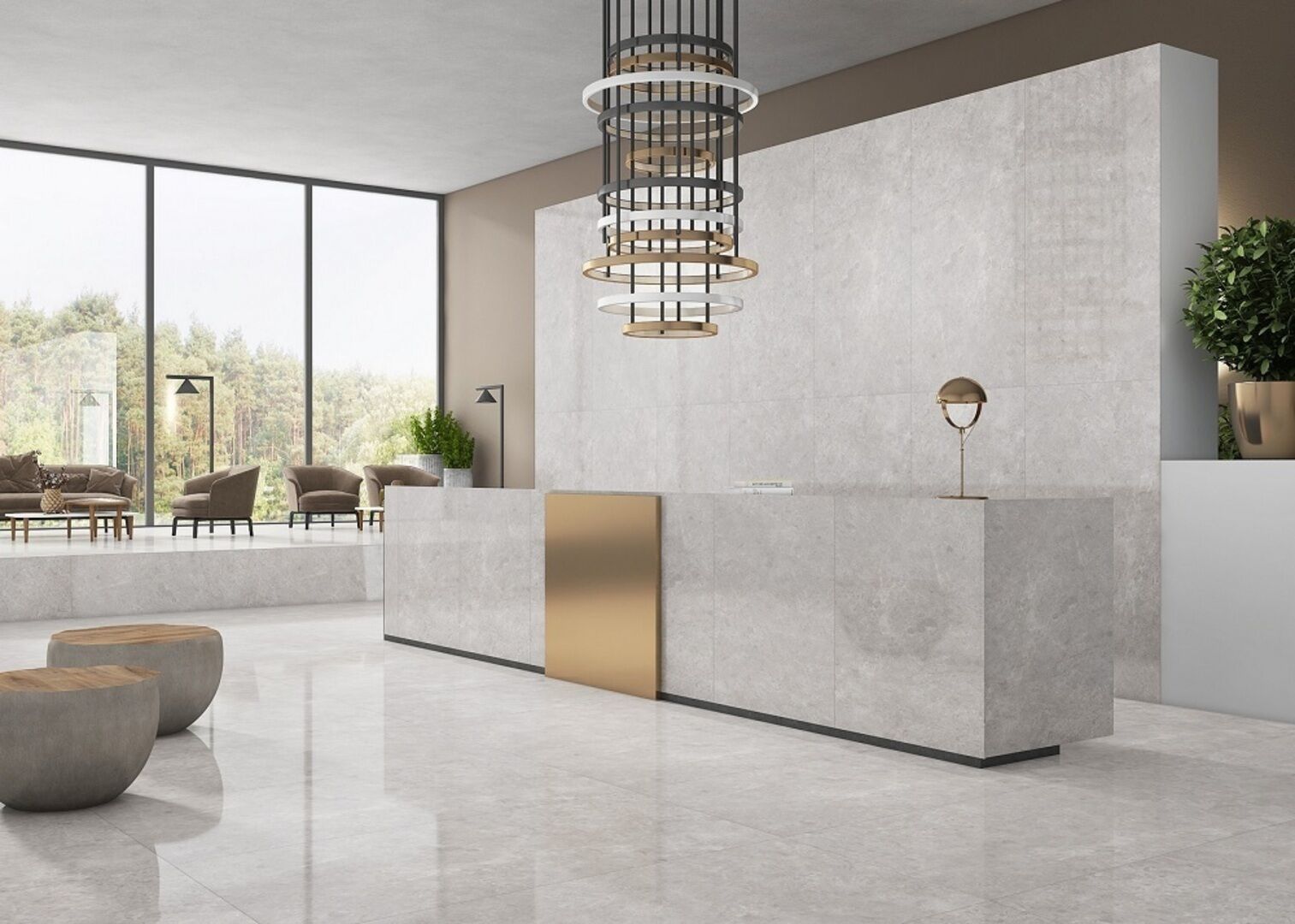 N20488 На пол Grand Classic Tokyo Grey Polished 80x160 - фото 2