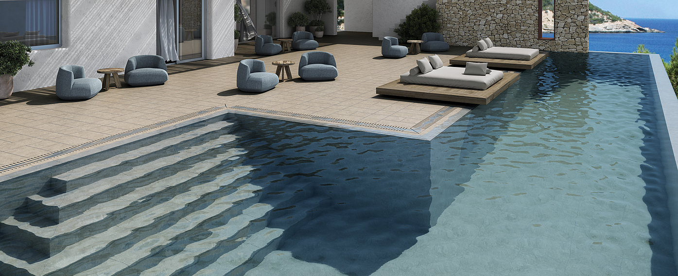 Ступень Stone Кантиковая 531 White R9 1200х330х12 - фото 4