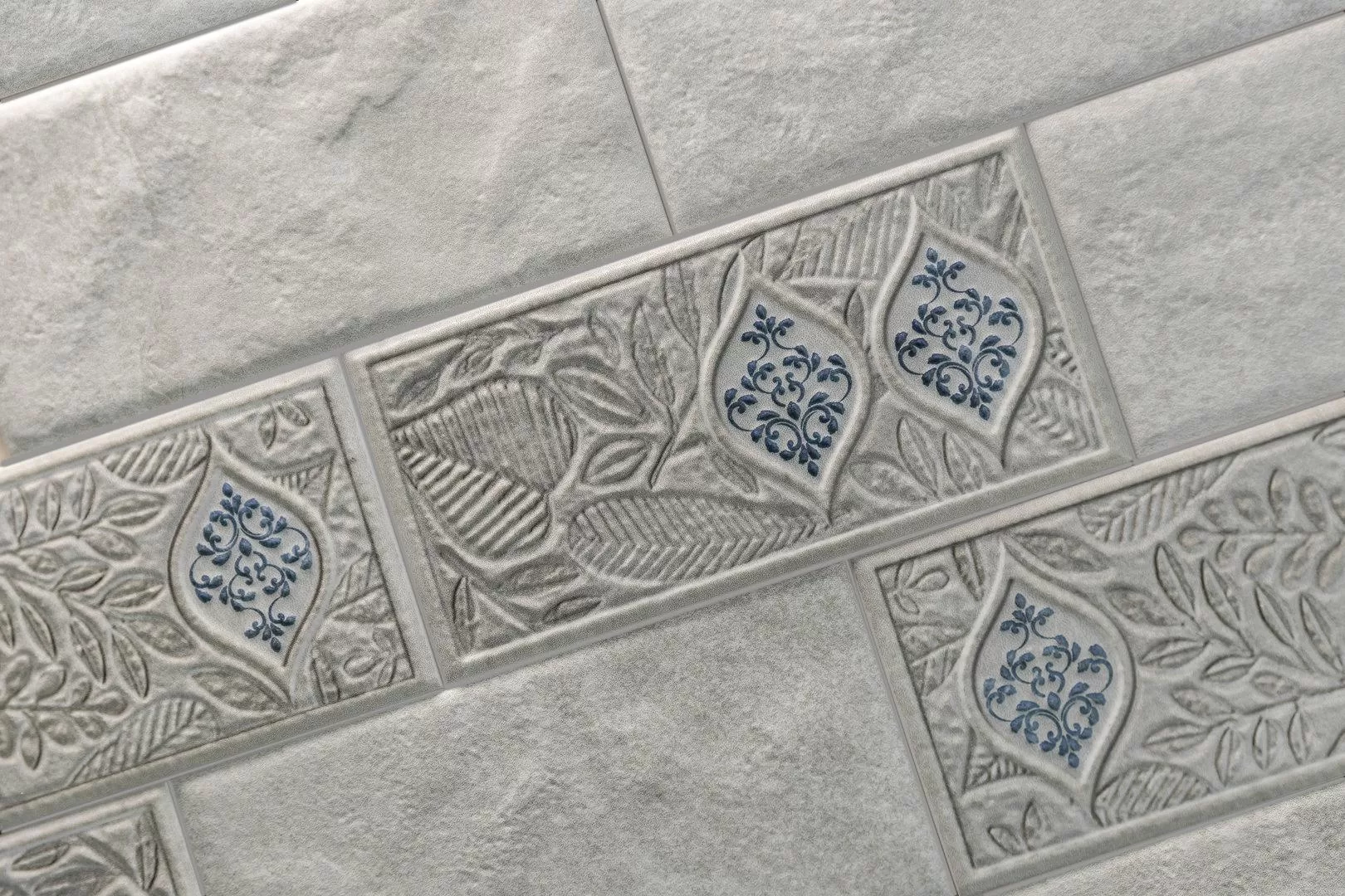 BLD053 Бордюр Сиена Cen. Серый светлый матовый - фото 5