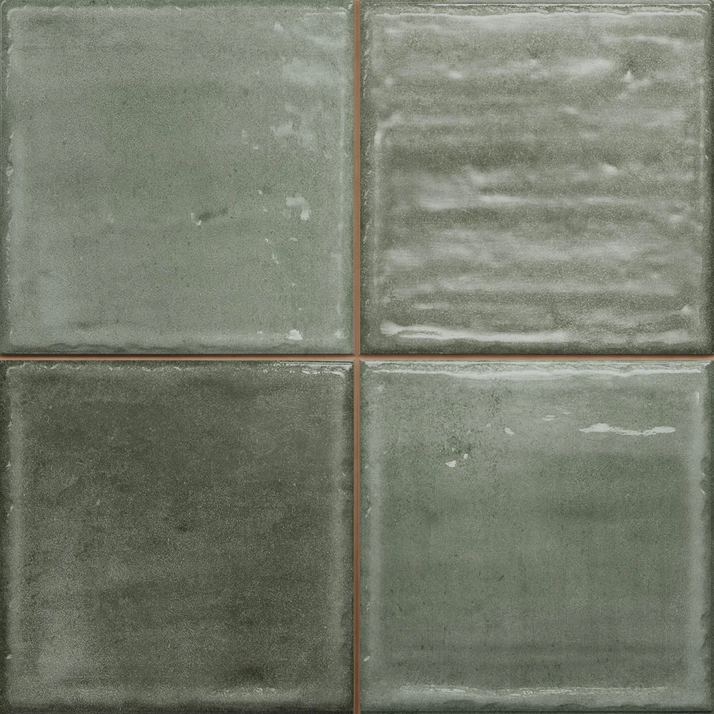 На стену Zoe Noa Pewter Green GL 20x20