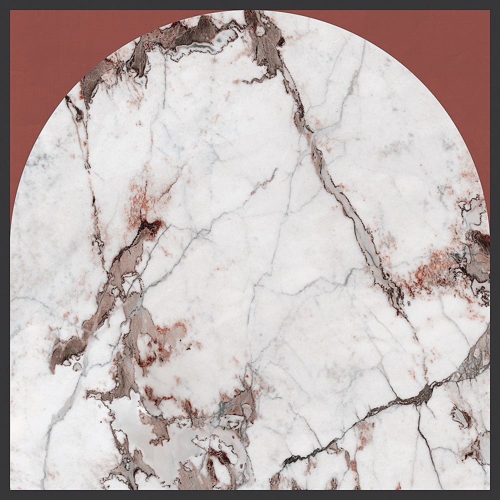 764119 Декор Policroma Arco Breccia-Mattone Mat Ret 6mm 120x120 - фото 3