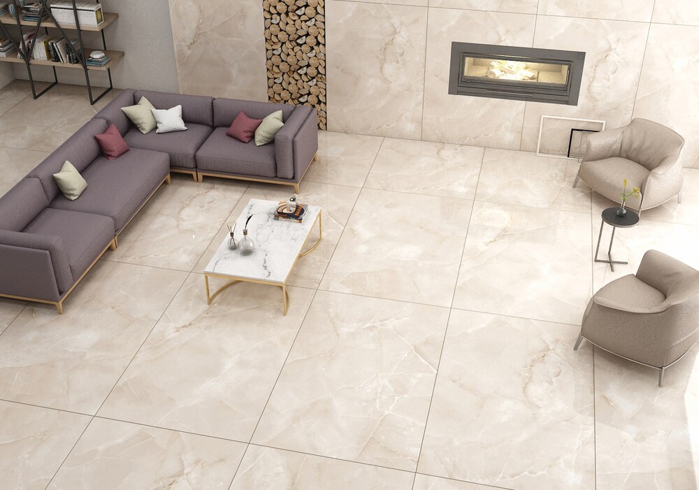 На пол Grand Slabs Carrara Elite High Glossy 180х120 - фото 11