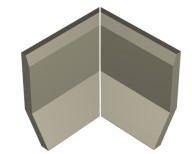 Плинтус Метлахская плитка 100TI0GRP Angle Int. PALE GREY GRP 10x10