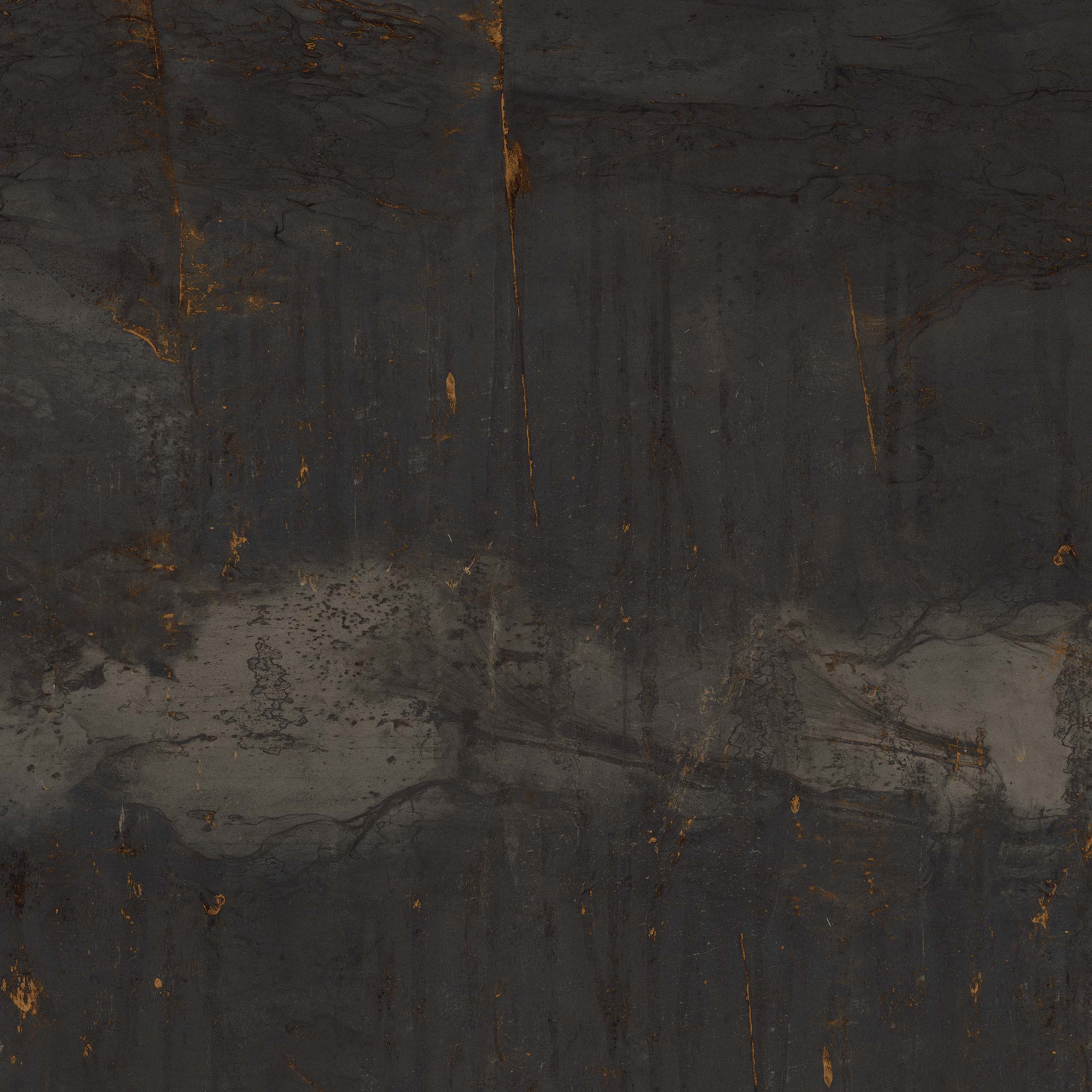 На пол Patina TP02 Black Неполированный Рект. 80х80х10 - фото 4