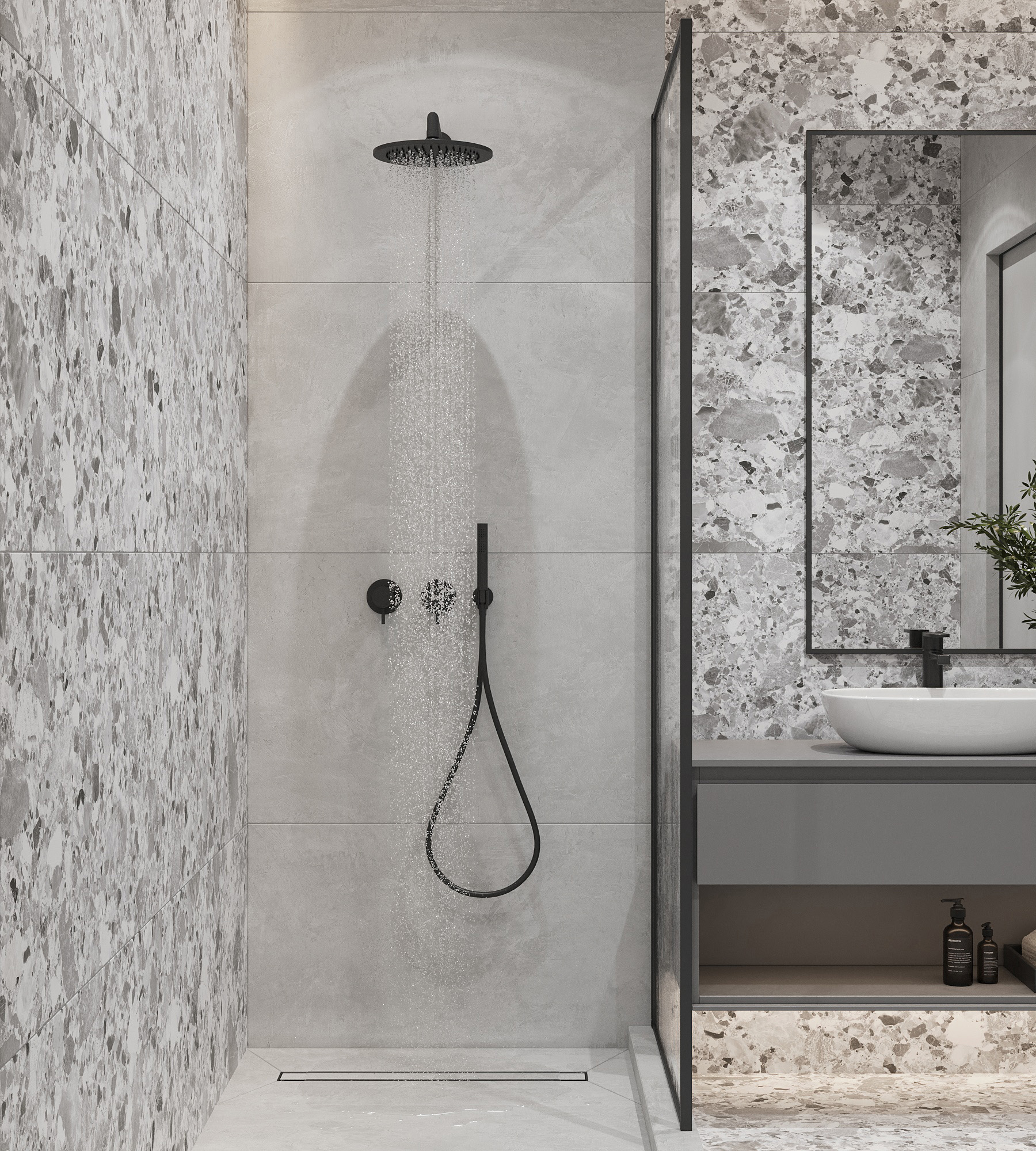 RT7007-A На пол Symphony Gris Matt Rustic 60x120 - фото 9