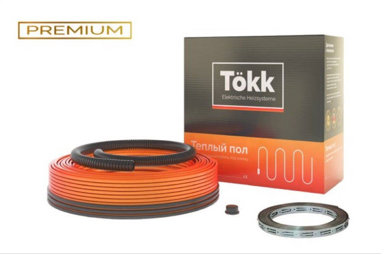 Tökk Кабель нагревательный Black Teflon 20 Вт/м.п.
