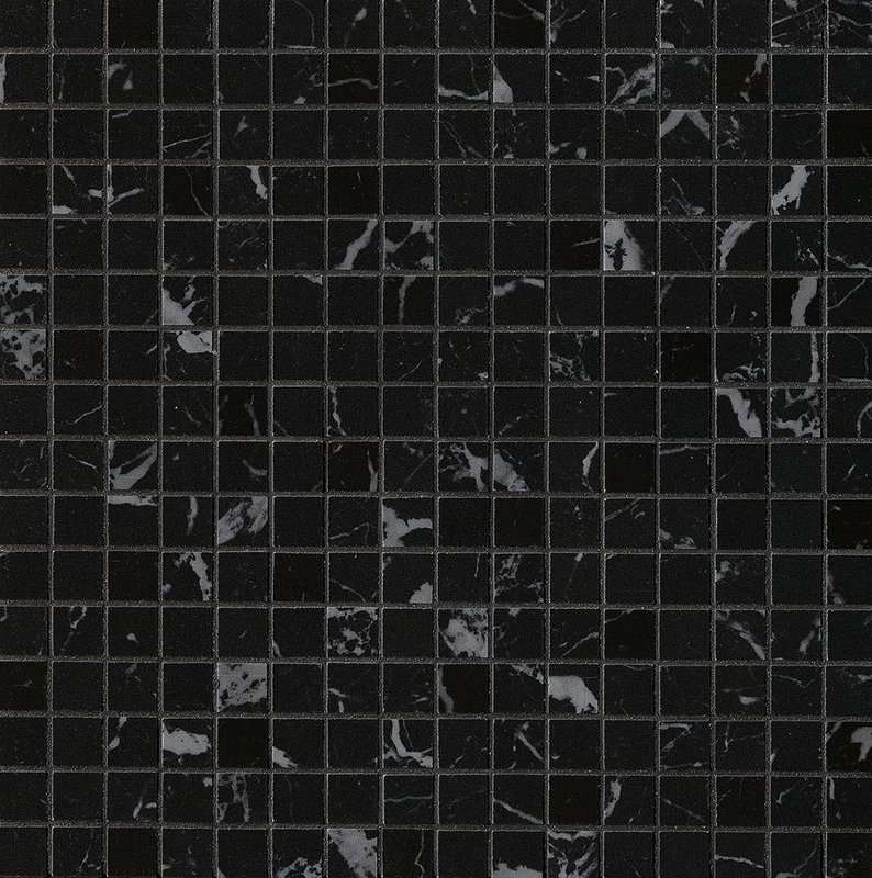 fQKJ Настенная Roma Gold Pb Nero Elegante Mosaico 30.5x30.5