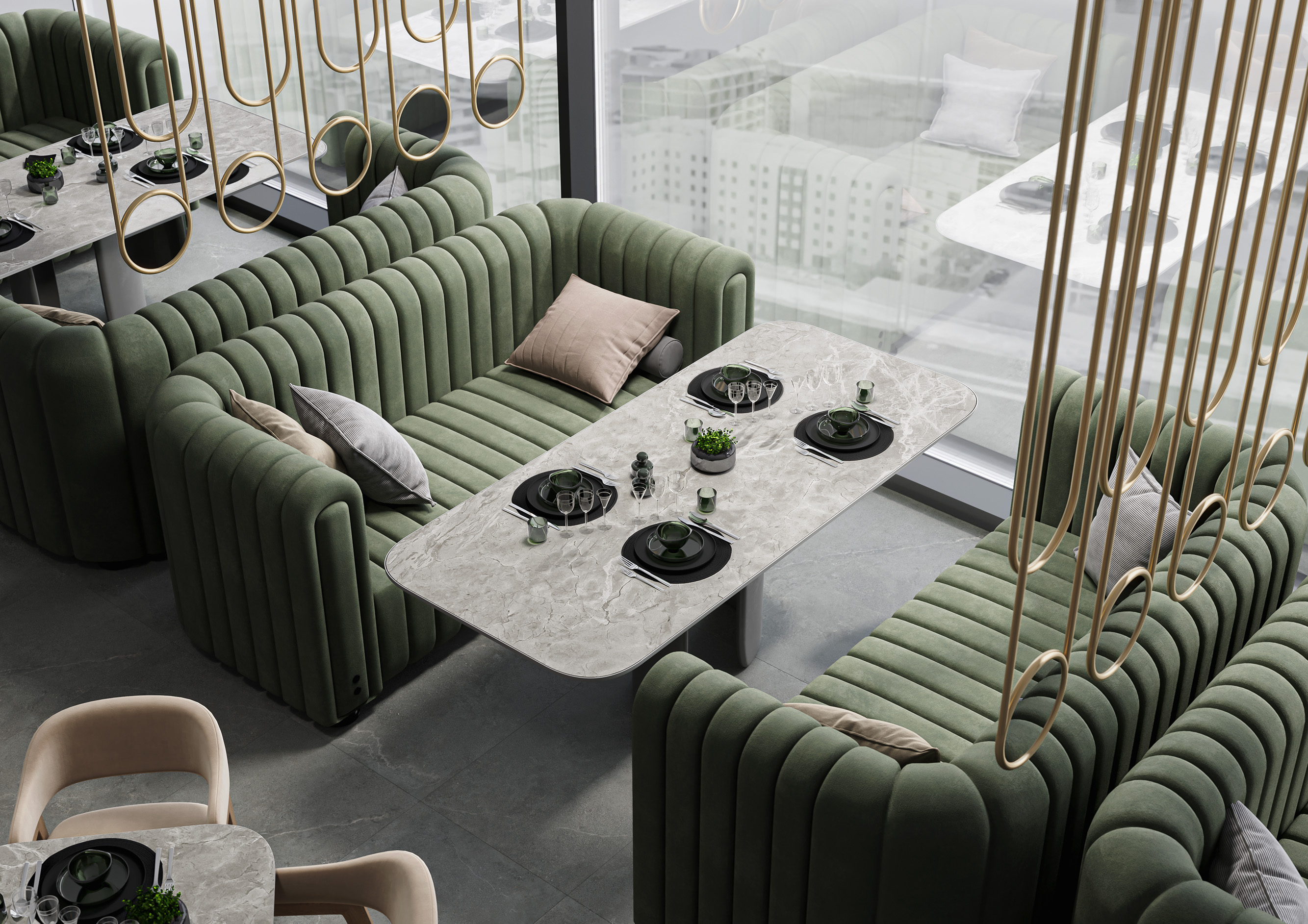 На пол Matt Onega Grey Xylotech 2780х1200х6 - фото 36