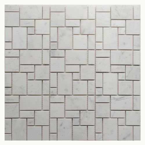 На стену Stone Bianco Carrara Random Square