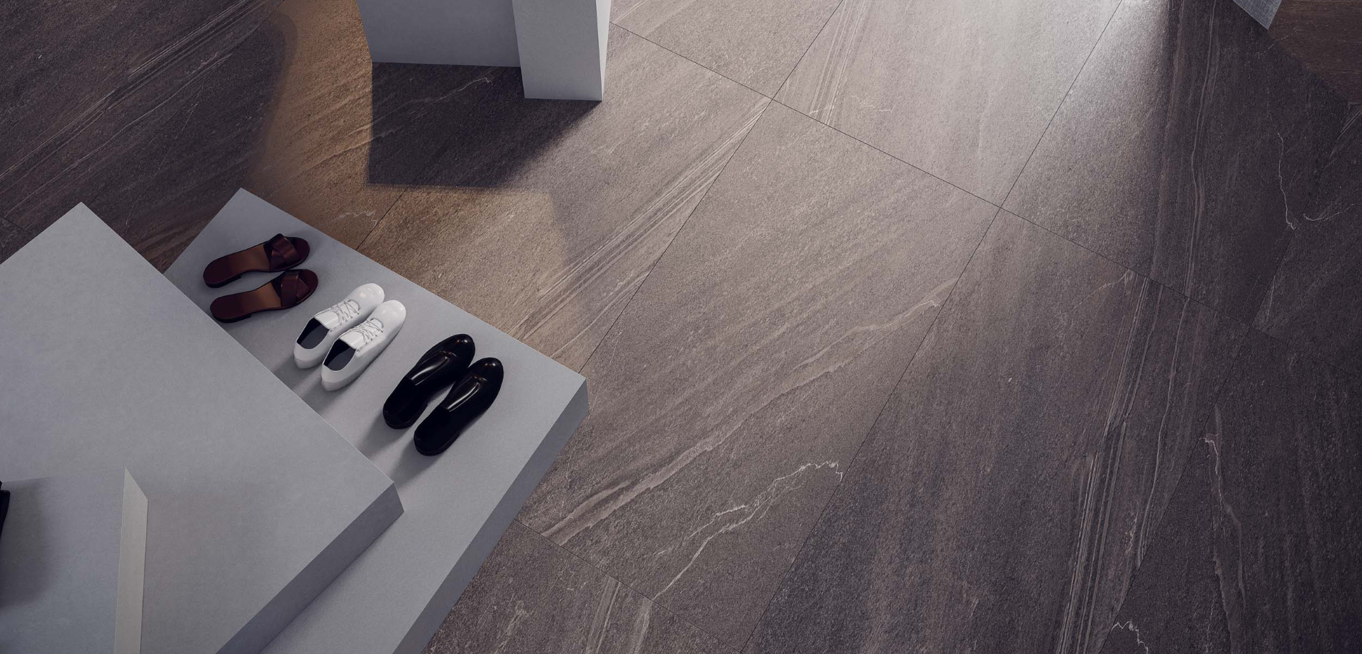 Steptrade/GB04_NS/30x120x10 Ступень Gabbro GB04 Brown неполированная с насечками 30x120 - фото 11