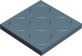 Ступень Метлахская плитка 100CA0R10BEU cx.10 RELIEF R10 BLUE BEU 10x10