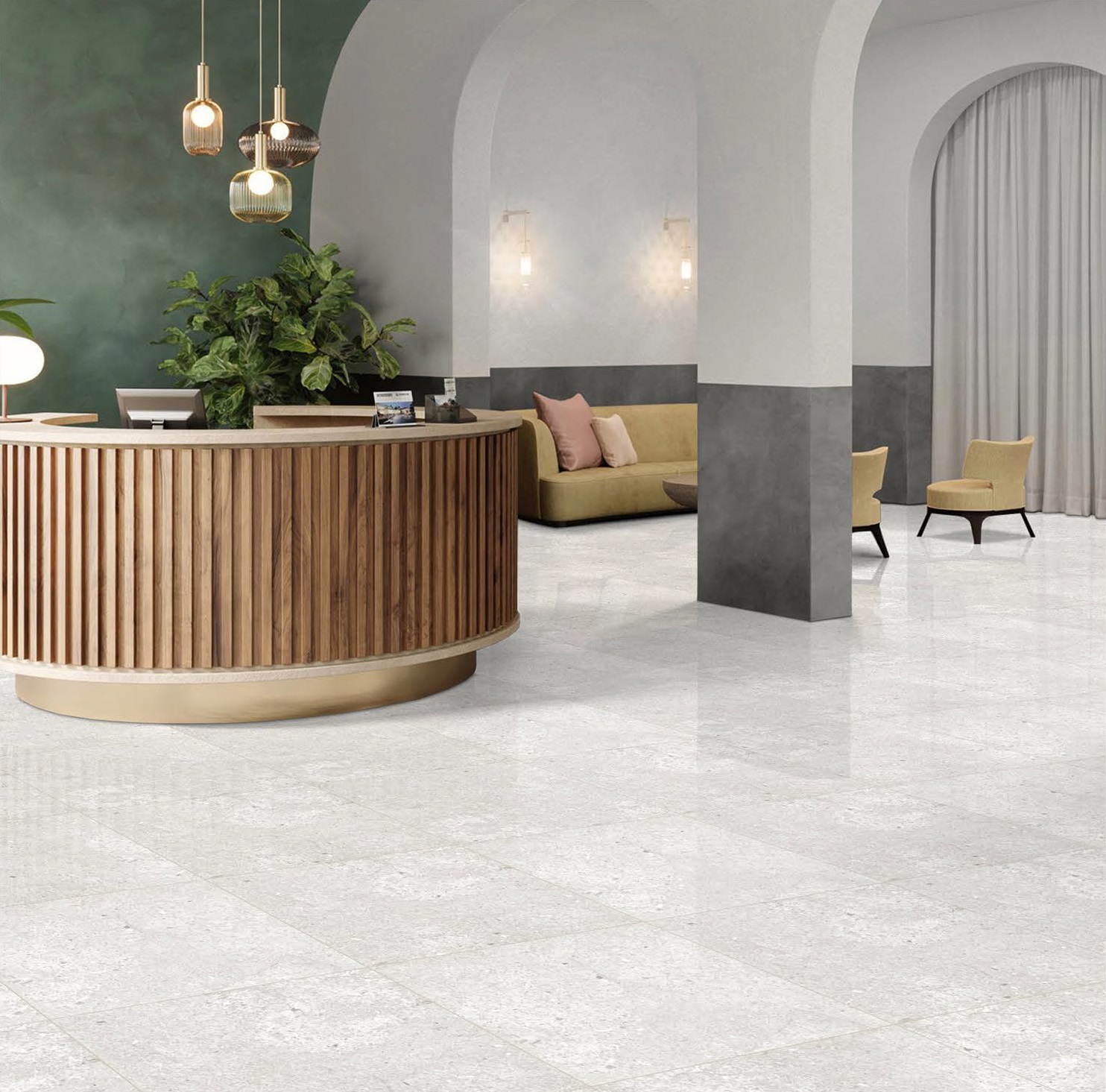 Lamore Ceramic Geonex Bianco