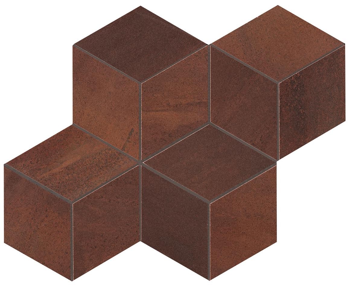 A0UP Напольная Blaze Corten Mosaico Esagono Matt  35х30