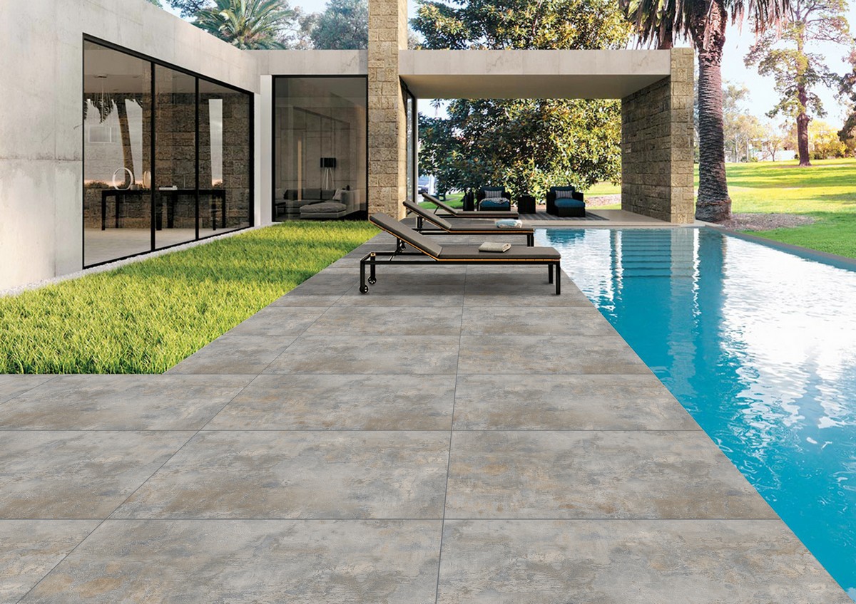 ENLFT5005SR116060 На пол Outdoor Cement Smoky Structured R11 600x600x20 - фото 16