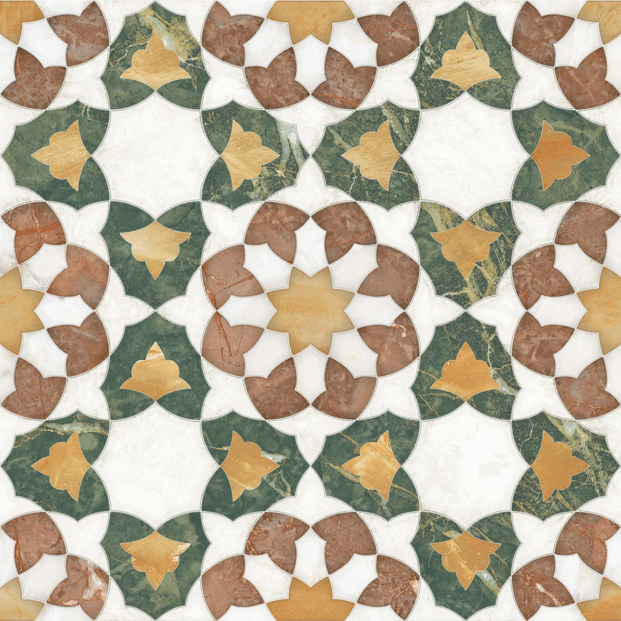 На пол Marrakech Zellige Ourika 22.3x22.3 - фото 2