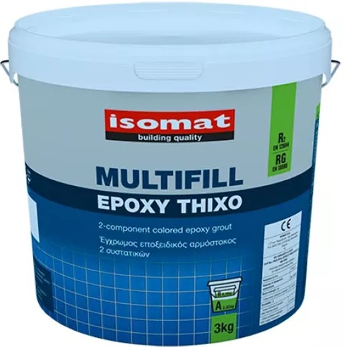  Multifill-Epoxy Thixo 2-компонентная эпоксидная затирка (11) слоновая кость 3кг - фото 2