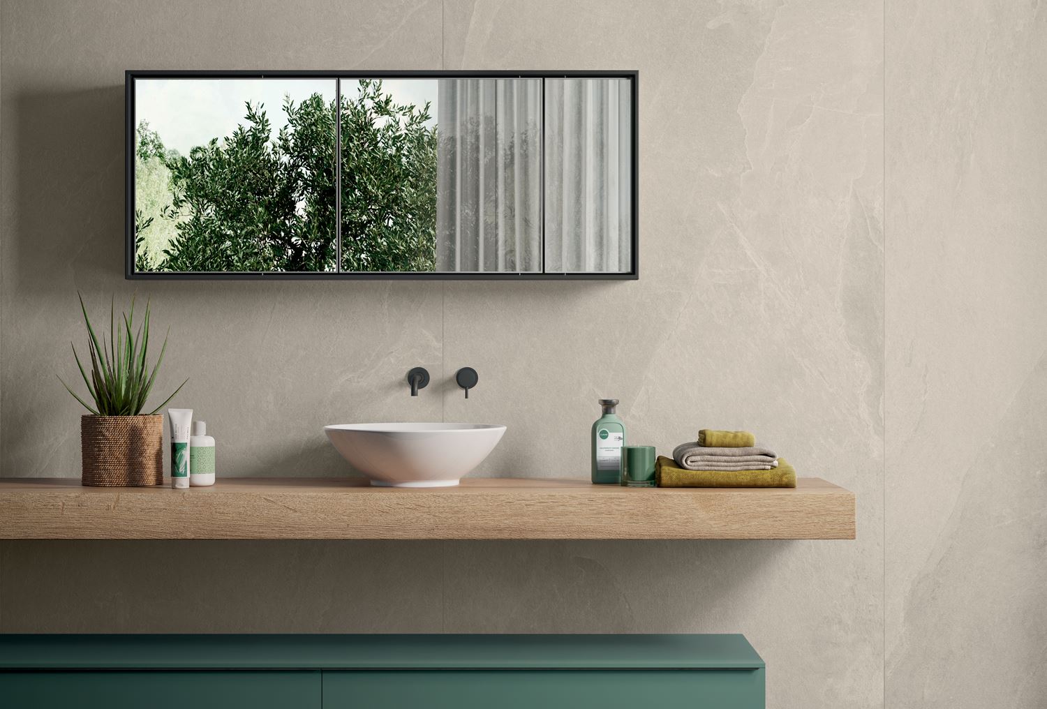 PZ6ST40 На пол Stone Trace Hollow Nat 6 mm 120x278 - фото 11