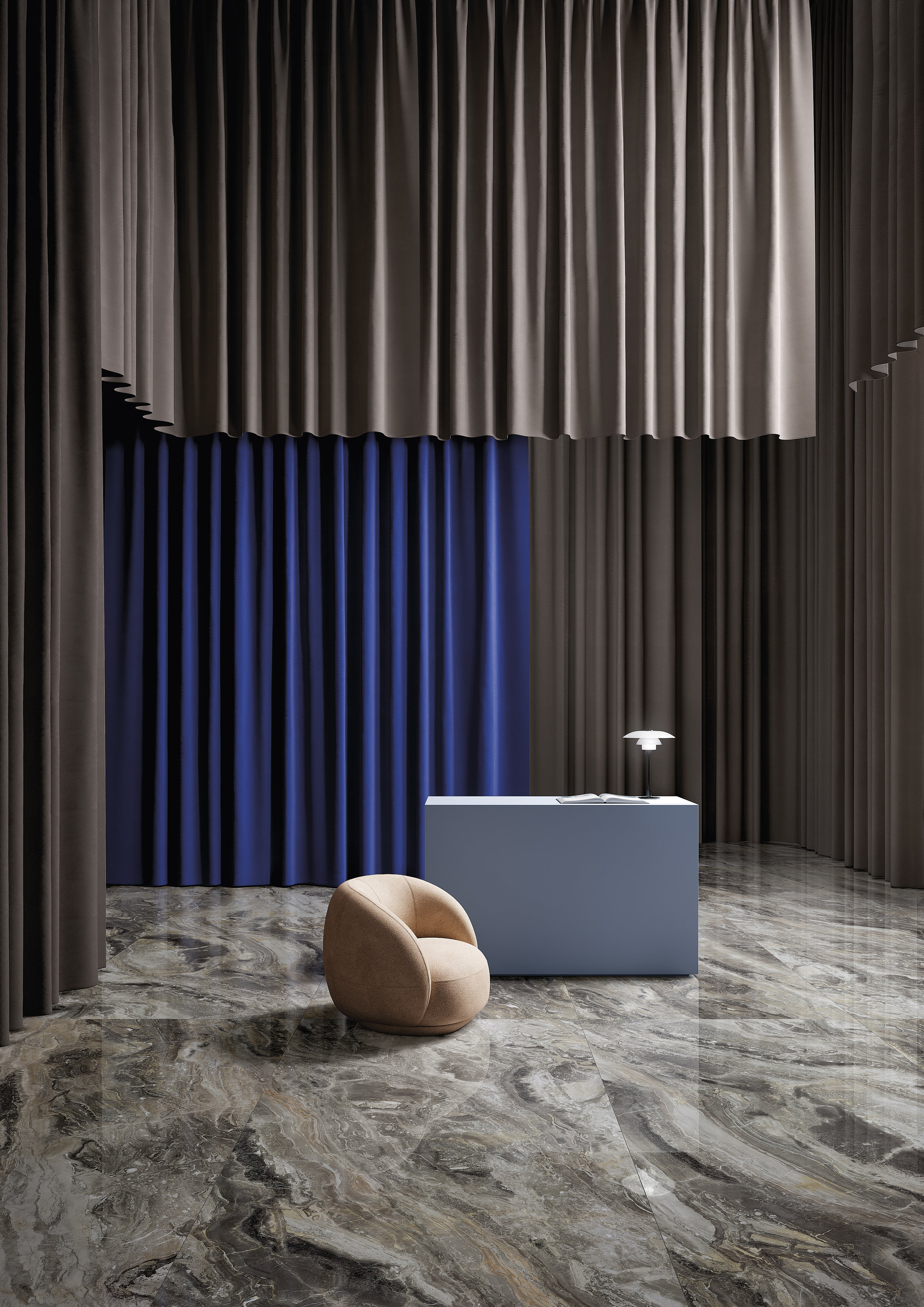 MMF33861530 На пол Maximum Marmi Opal White Feel 300х150 - фото 19