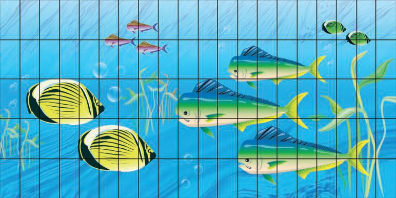 FS016 Панно Fotosera F01 (12.5х25) 125x250