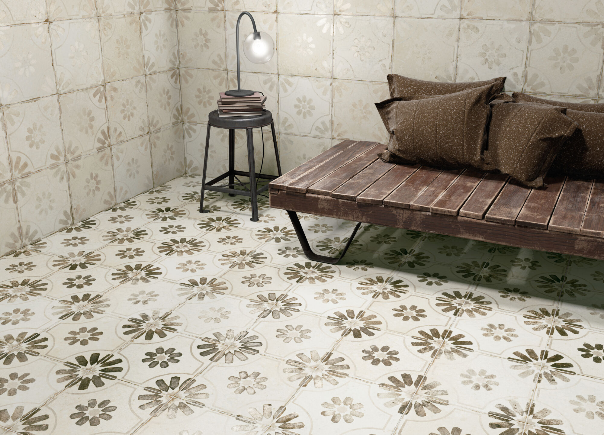 38168 На пол Fs Blume Blue 45x45x0.95 - фото 11