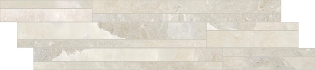 766710 Декор Rock Salt White Gold Listello Sfalsato Mix 15x60