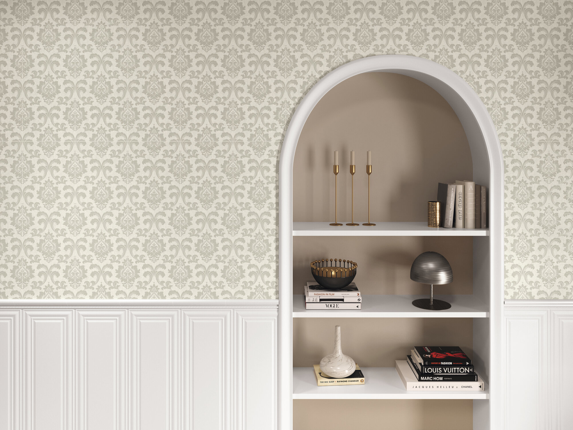 A043846 На стену Fables Lilium Beige Rect 30x90 - фото 2