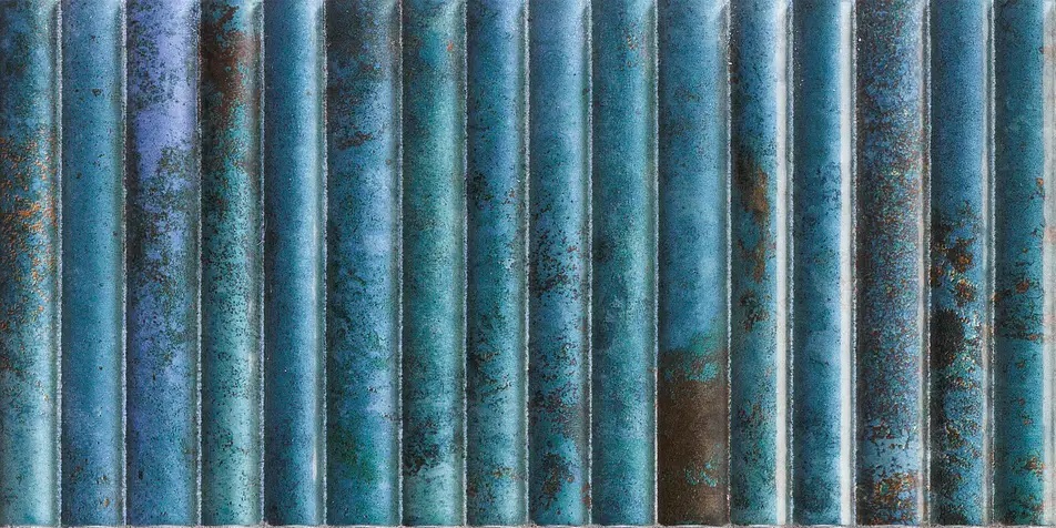 На стену Lugano Blue 15x30