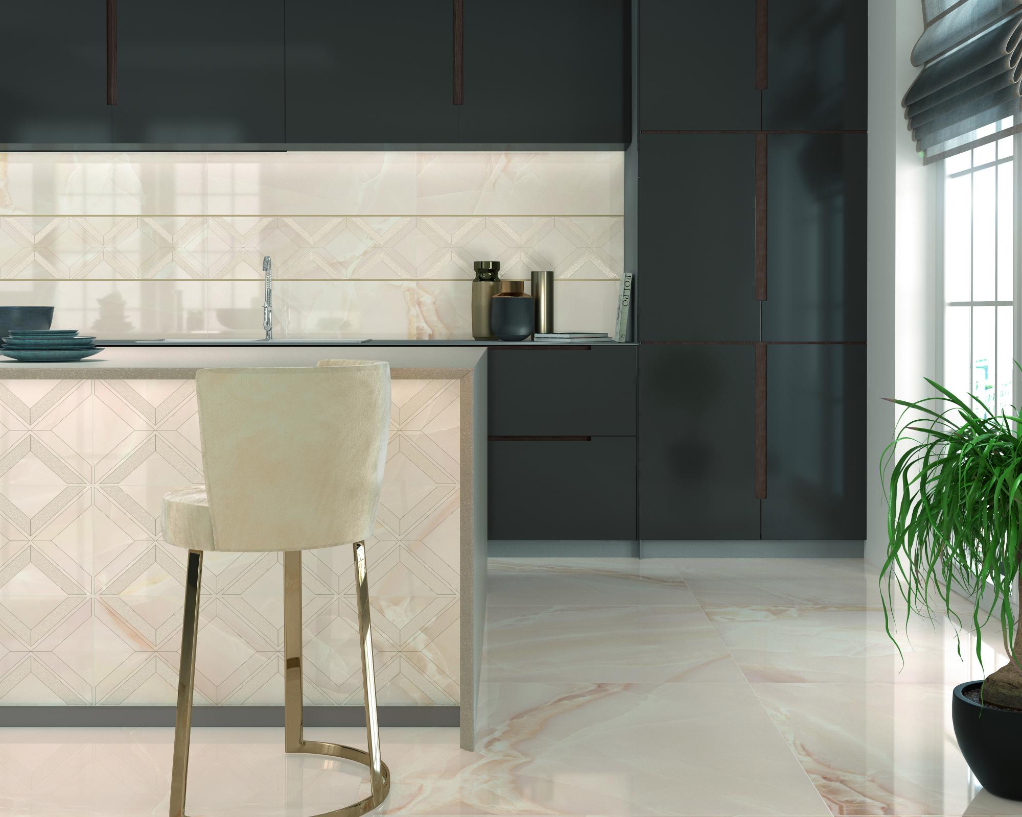 188311 На пол Selene Light Satin 90x90 - фото 9