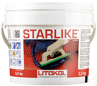  Litochrom Starlike LITOCHROM STARLIKE C.530 (Голубой пастельный) 2.5 кг - фото 2