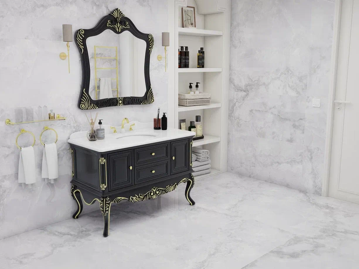 RP-215923 На пол Onyx Silver Glossy 120x60 - фото 12