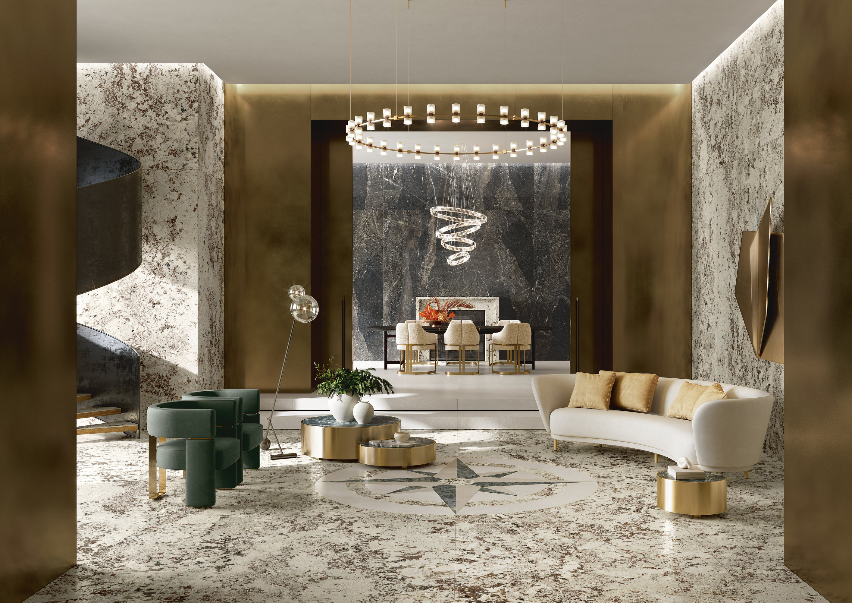 MMF33861530 На пол Maximum Marmi Opal White Feel 300х150 - фото 12