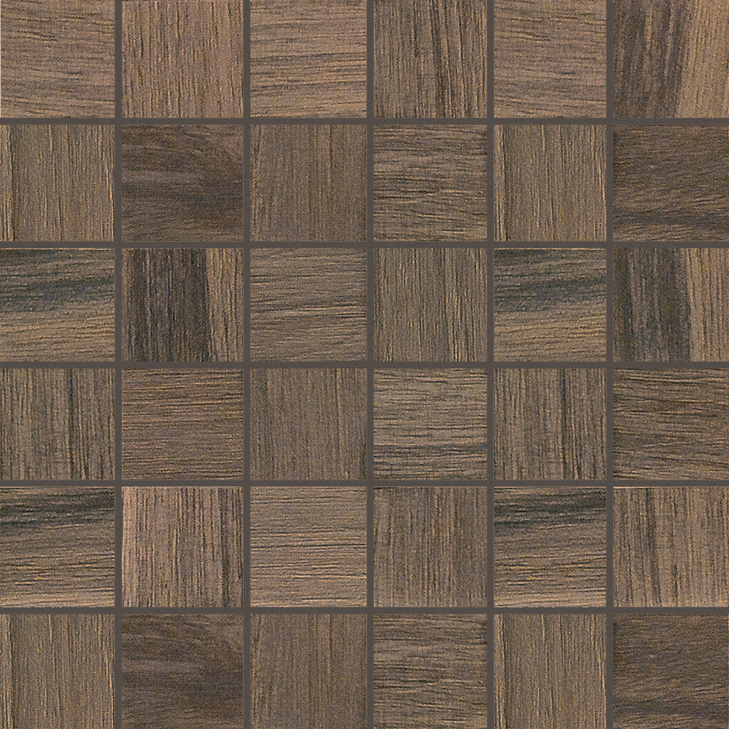 741931 Декор Wooden Tile Of Cdc Walnut Mosaico Nat 5x5 30x30