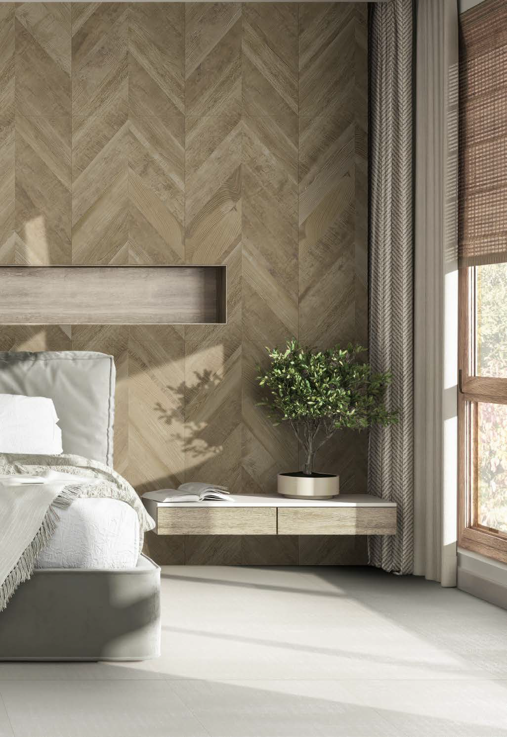 На пол Chevron Oak Natural 49.75x99.55 - фото 9