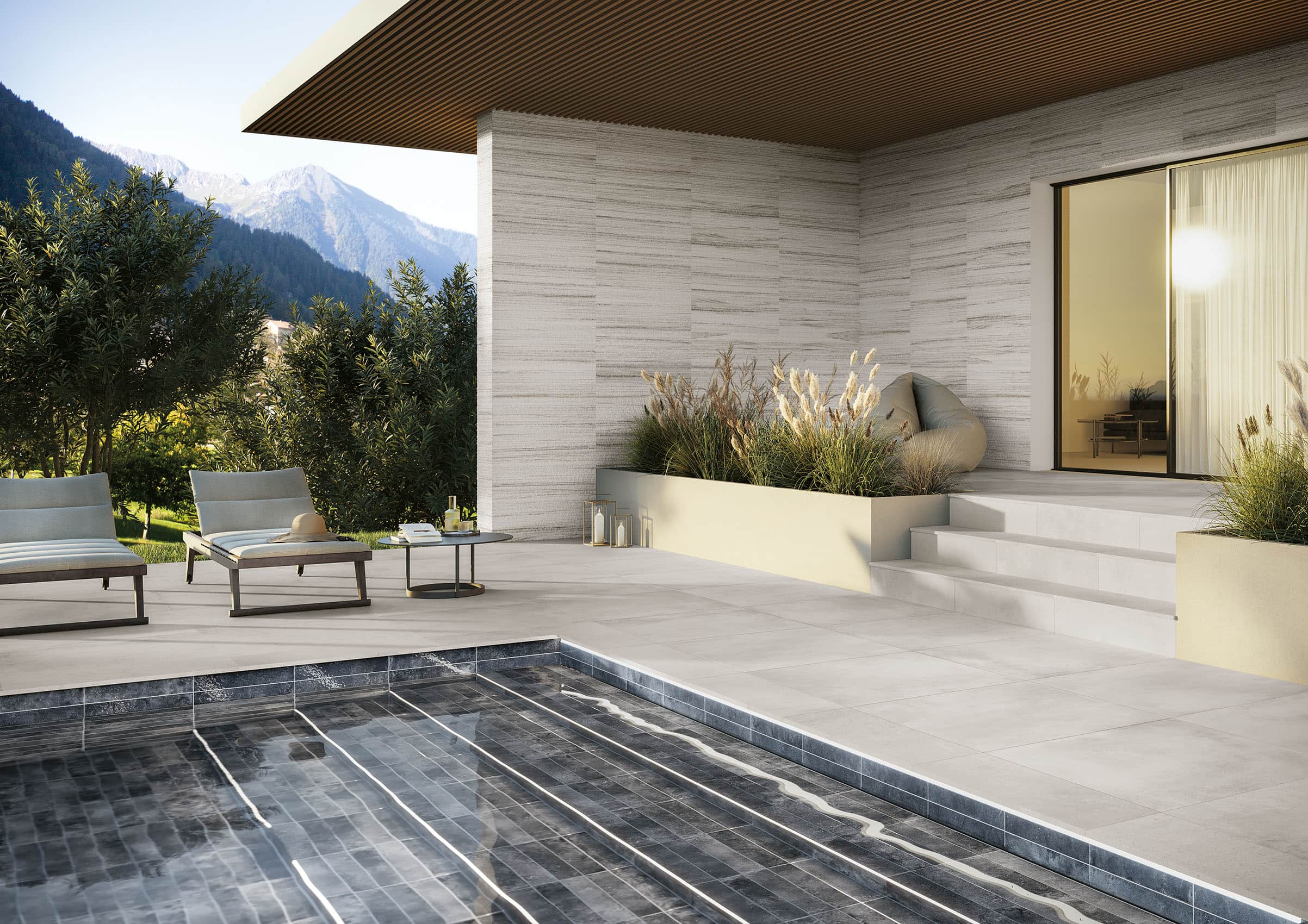 192813 На стену Pave Wall 30.90 Grigio Ribbed 30x90 - фото 10